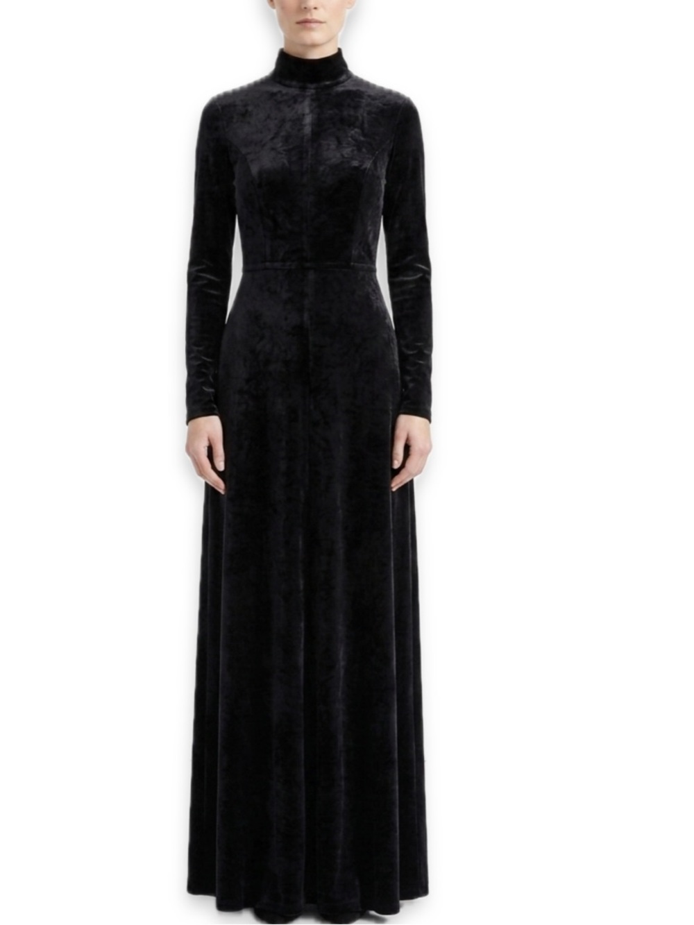 Liz Claiborne Vintage Black Velvet Maxi Dress